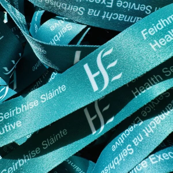 HSE Logo Lanyards - Contact sales@printers.ie to order less than 10 lanyards
