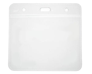Vinyl Temporary Pass Holders, Eco Friendly - Landscape (Pack of 100)