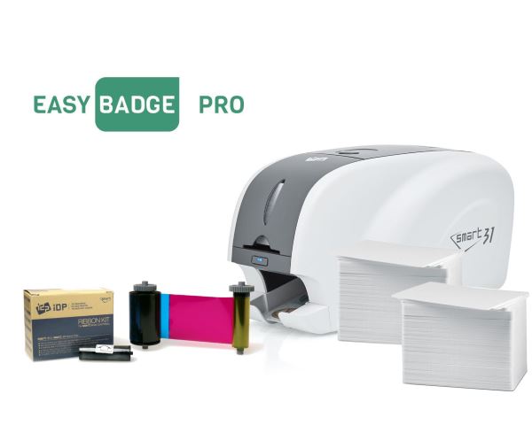 IDP Smart 31 ID Card Printer Bundle (Dual-Sided)