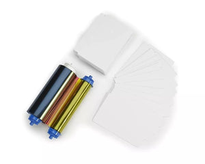 Zebra 106000-10L Media Kit (400 Cards + 400 YMCO Prints)