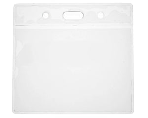 Clear Vinyl ID Card Holder, Eco Friendly - Landscape (Pack of 100)